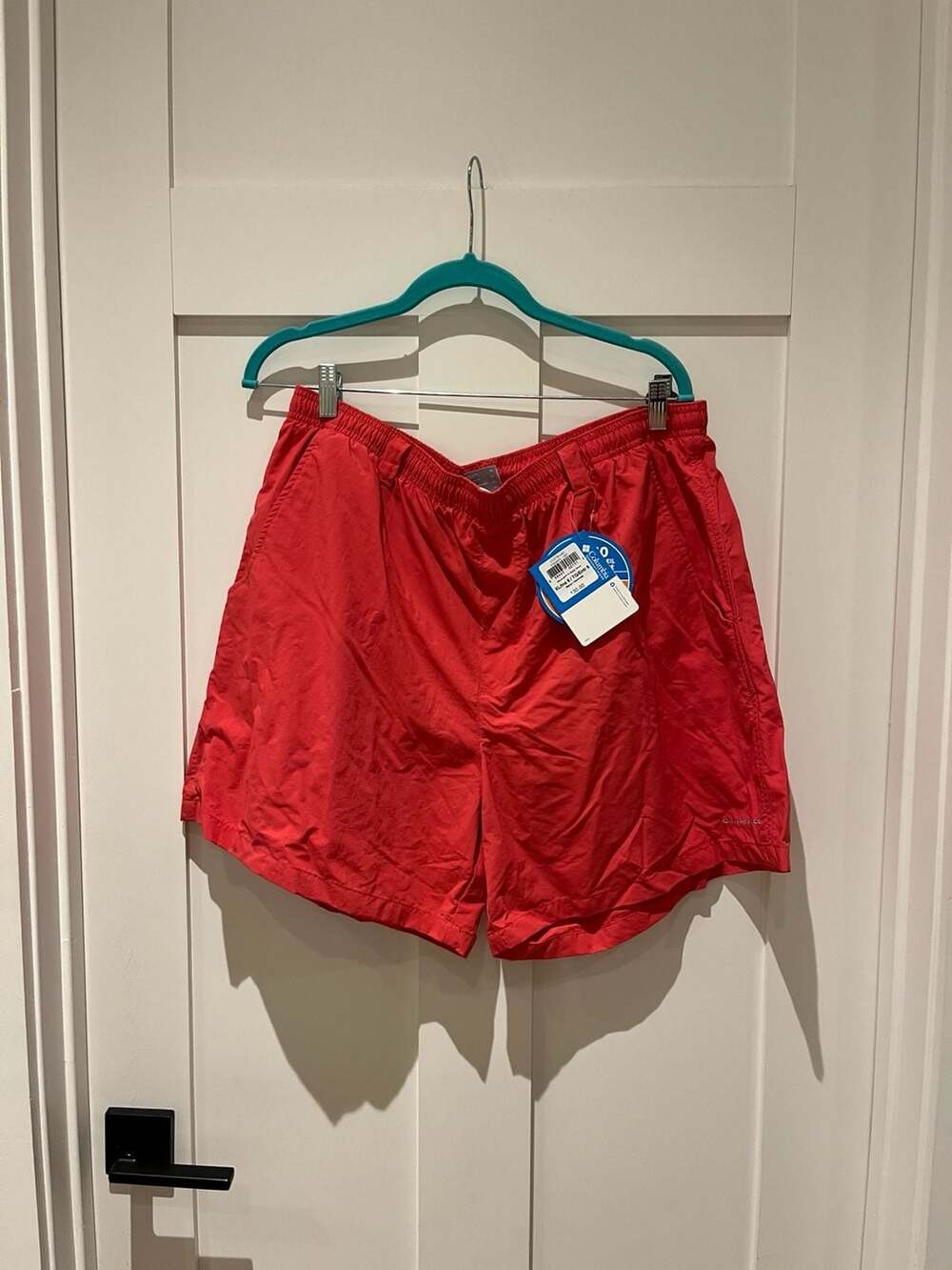 Columbia NWT Men's Red Backcast III 6" Omni-Shade Water Shorts XL